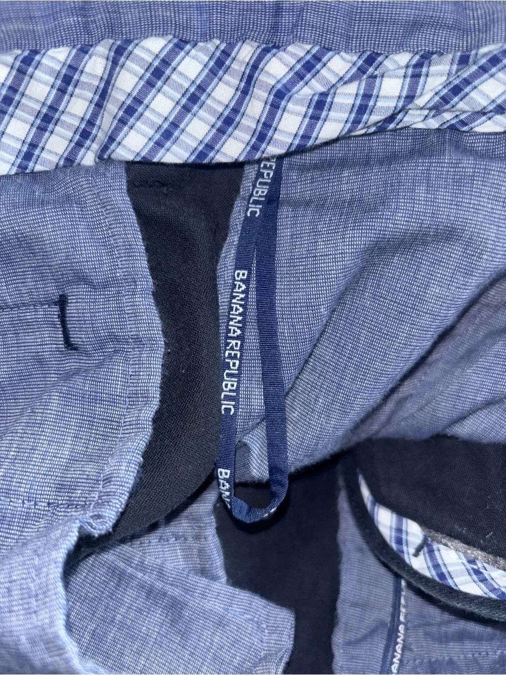 Banana Republic Navy Casual Cotton Chinos Pants Straight Leg Men’s Sz 33 x 30. N